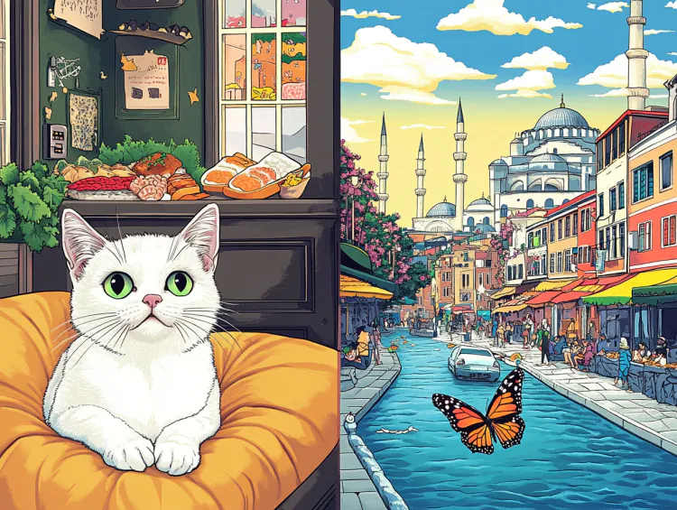 Japon Kedinin İstanbul Macerası - Masal Oku