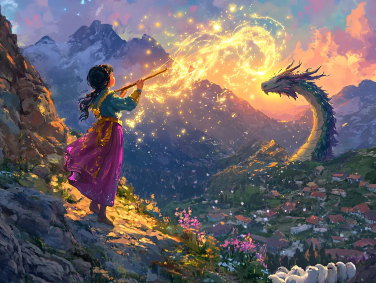 Çoban Kızı ve Sihirli Kaval