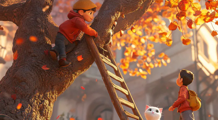 Sonbahar Çınarının Kedileri