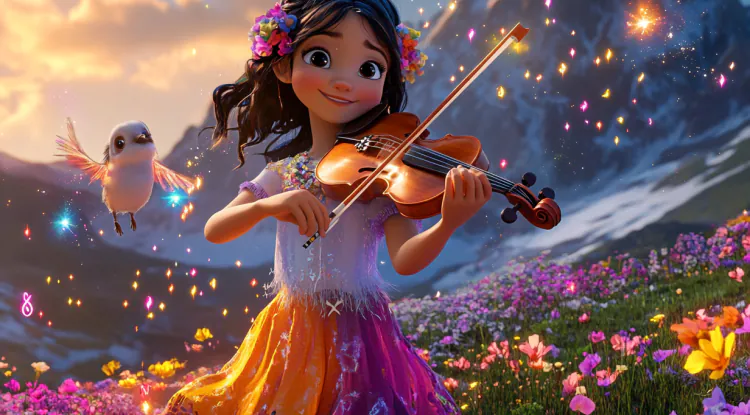 Gökkuşağı Dağı'nın Müzik Perisi