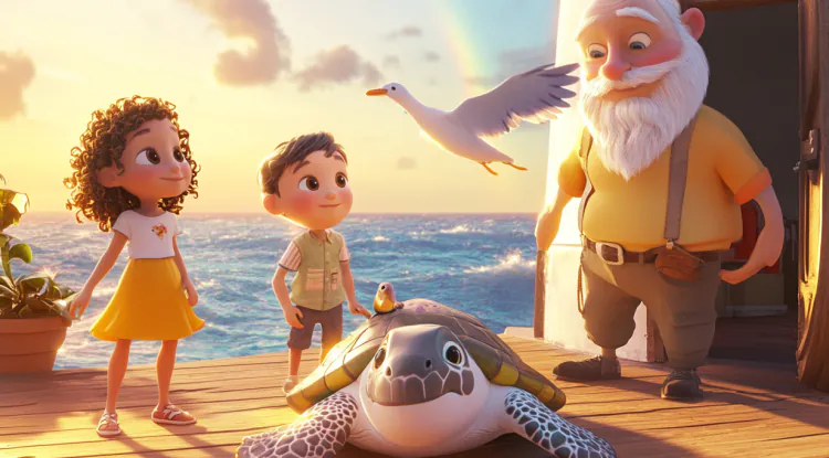 Defne'nin Dostu Bilge Kaplumbağa