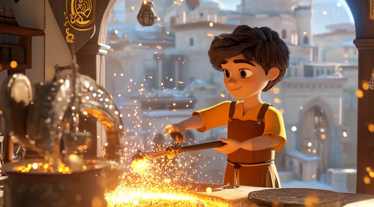 Demirci Çırağı Alp'in Kutsal Kılıcı