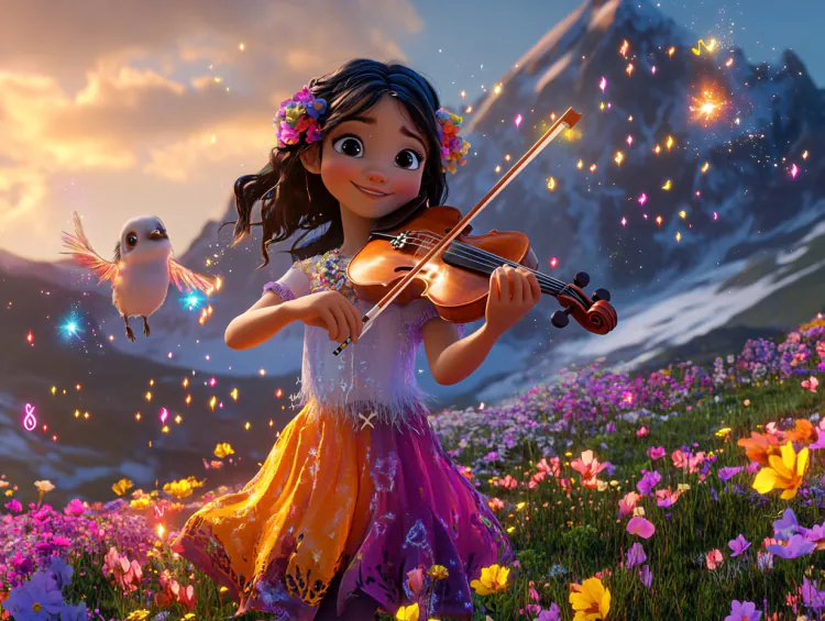 Gökkuşağı Dağı'nın Müzik Perisi