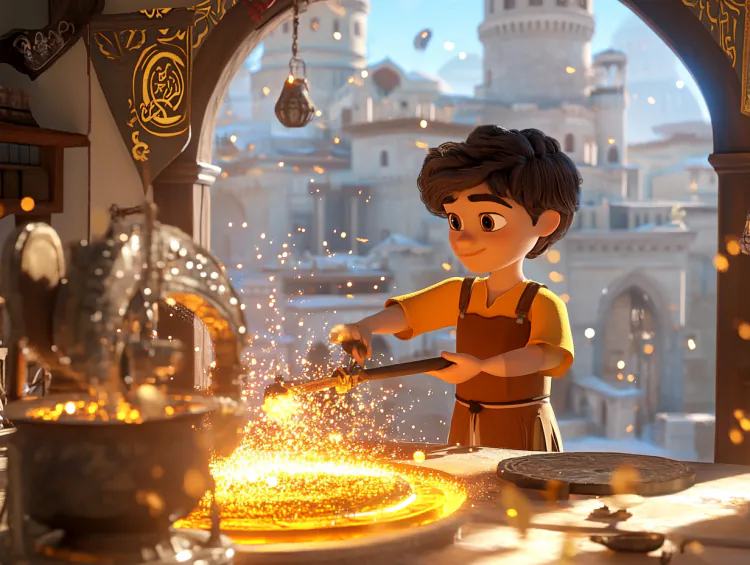 Demirci Çırağı Alp'in Kutsal Kılıcı