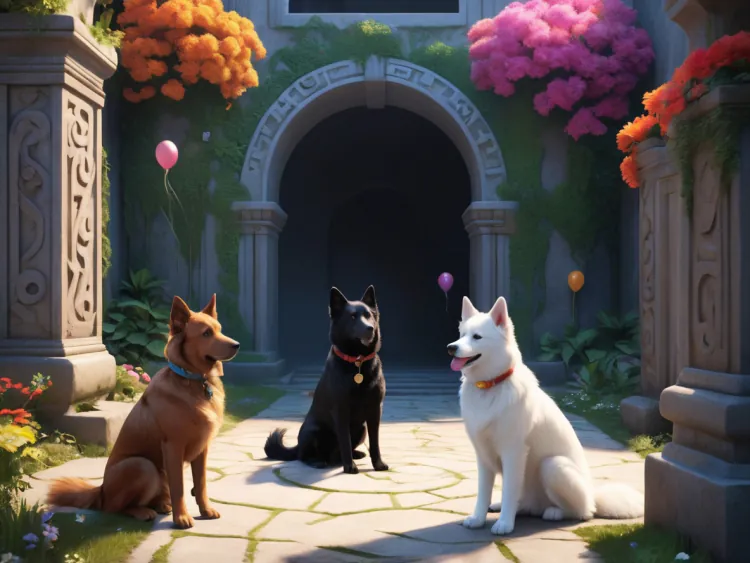 Köpek Dostlar Labirentte - Masal Oku