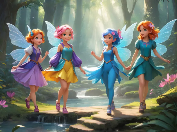 Peri Dostlar ve Kristal Asa