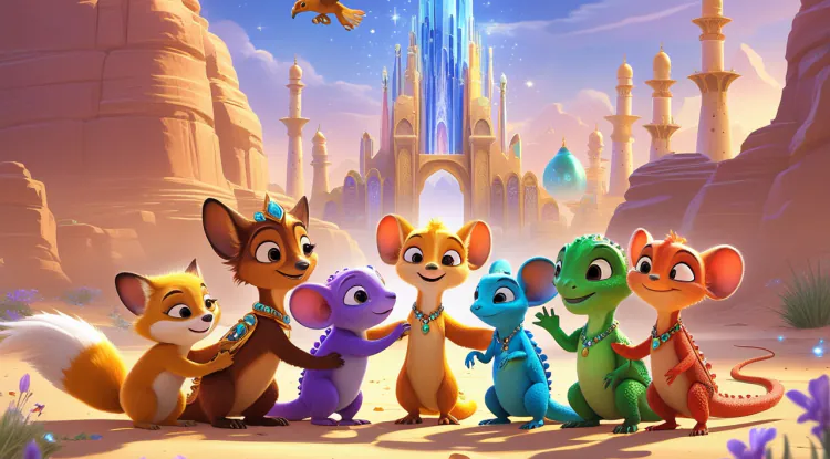 Çöl Hayvanlarının Serap Macerası