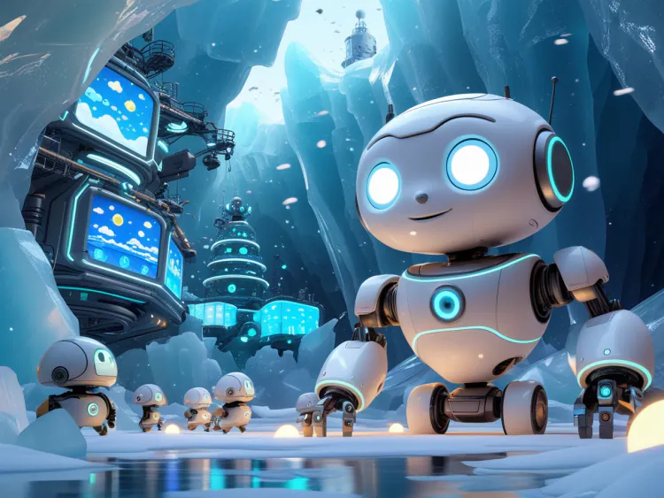 Buzul Şehrinin Robotları