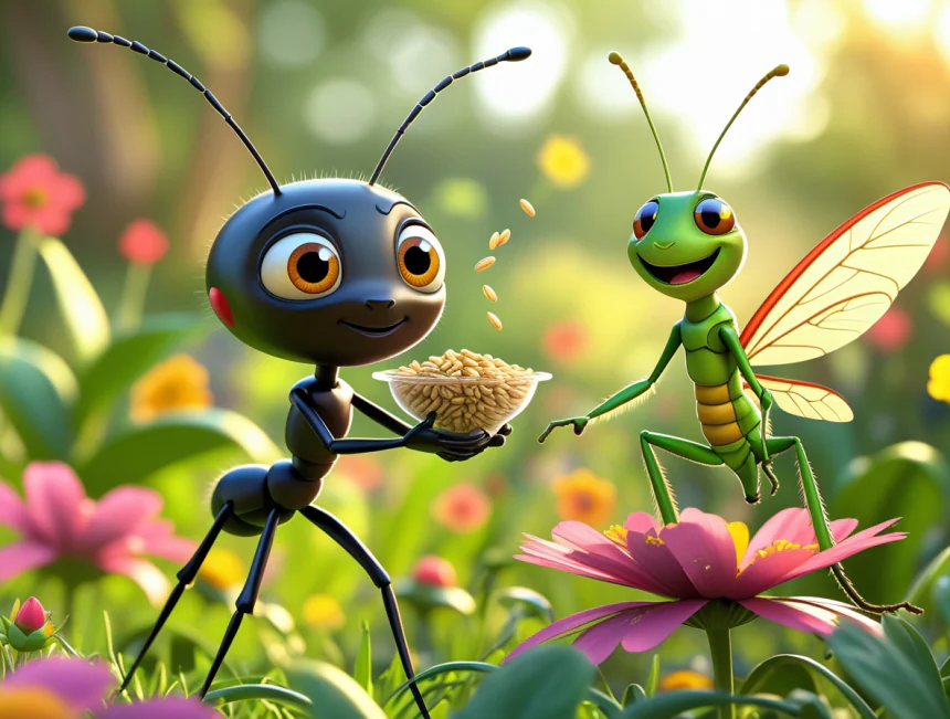 Ağustos Böceği ile Karınca