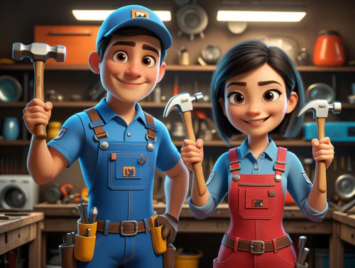 Tamirci Arda ve Elif Usta