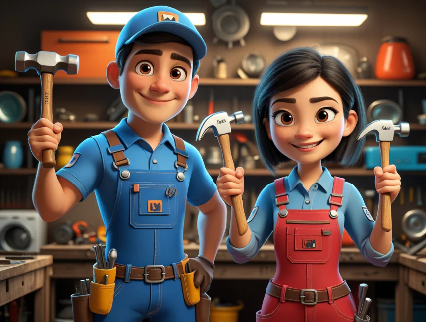 Tamirci Arda ve Elif Usta