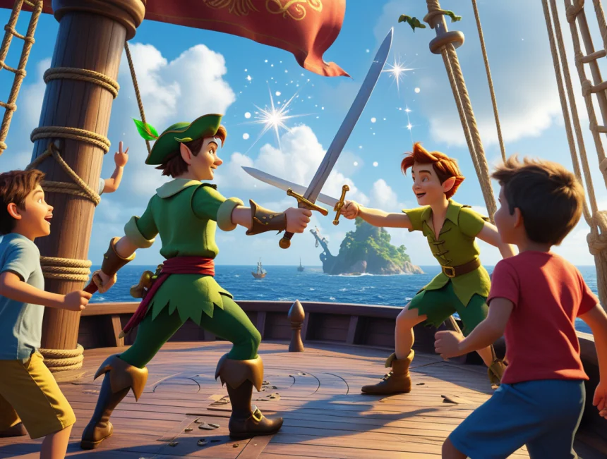 Peter Pan ve Siyah Korsan - Masal Oku