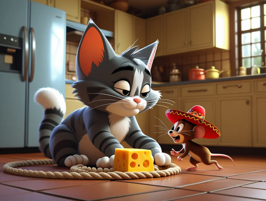 Uykucu Kedi Tom ve Hızlı Gonzales