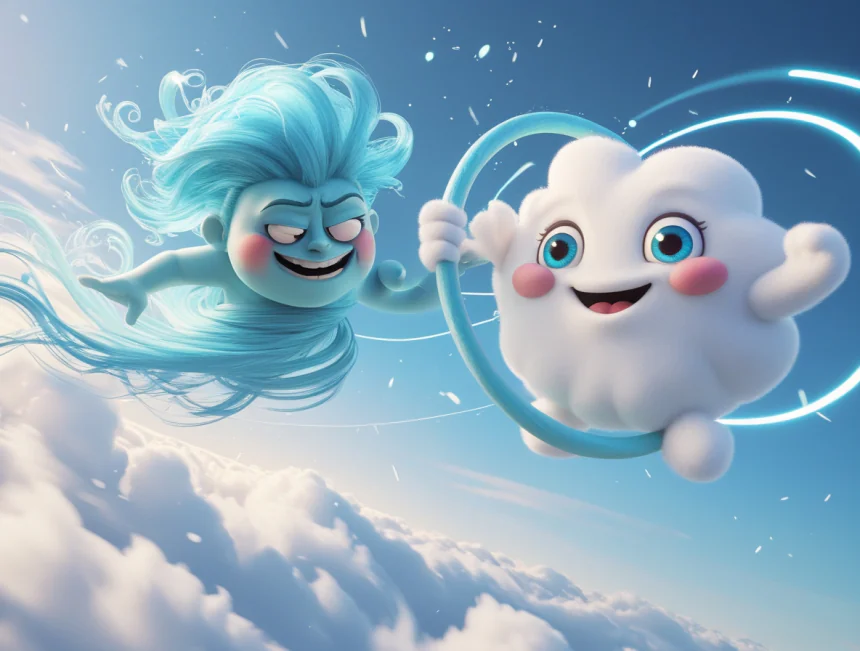 Bulut Pufi ve Huysuz Rüzgar