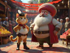 Nasreddin Hoca ve Çizmeli Kedi