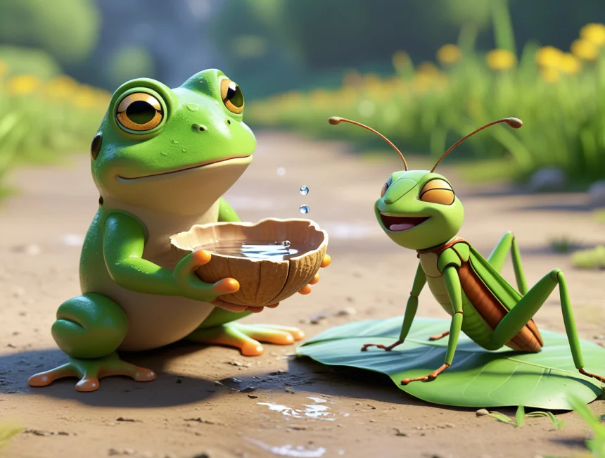 Kurbağa ve Çekirge Masalı