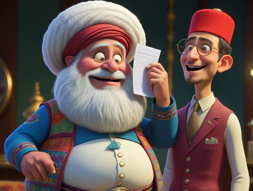 Nasreddin Hoca ve Şekilli Yazı - Masal Oku