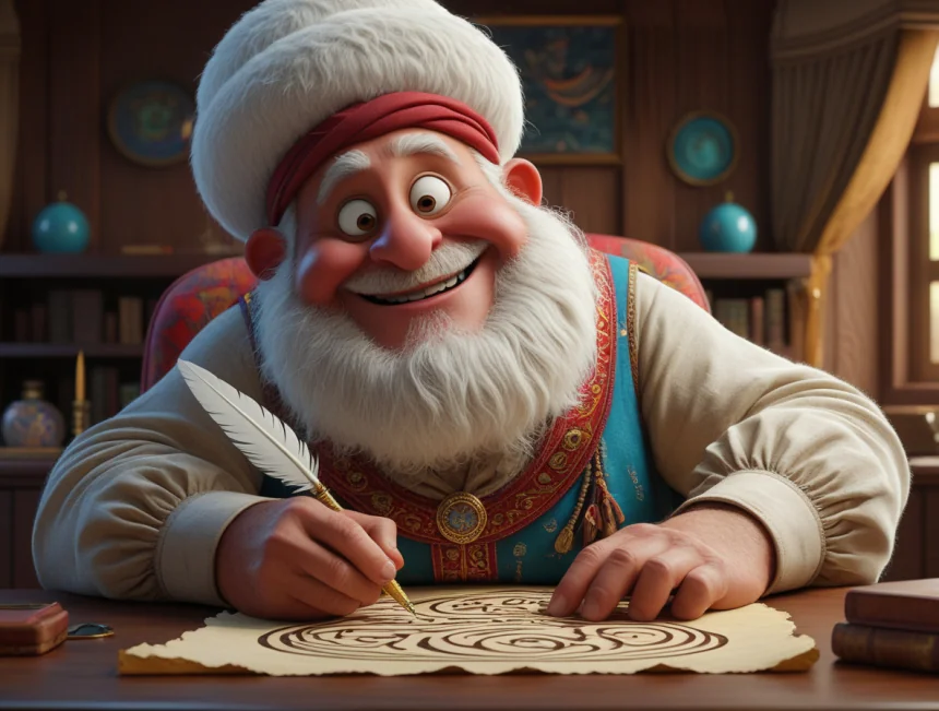 Nasreddin Hoca ve Şekilli Yazı - Masal Oku