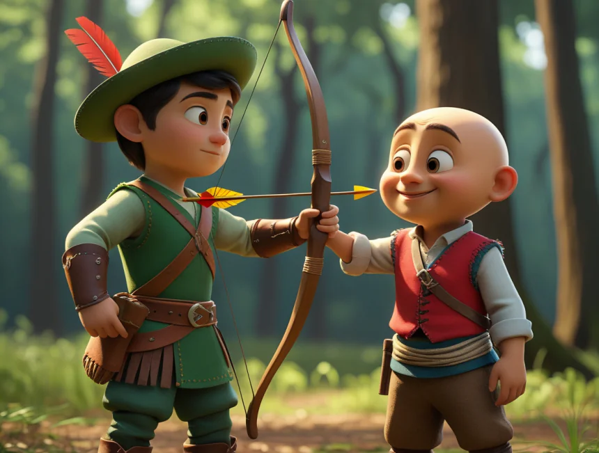 Keloğlan ile Robin Hood Masalı - Masal Oku