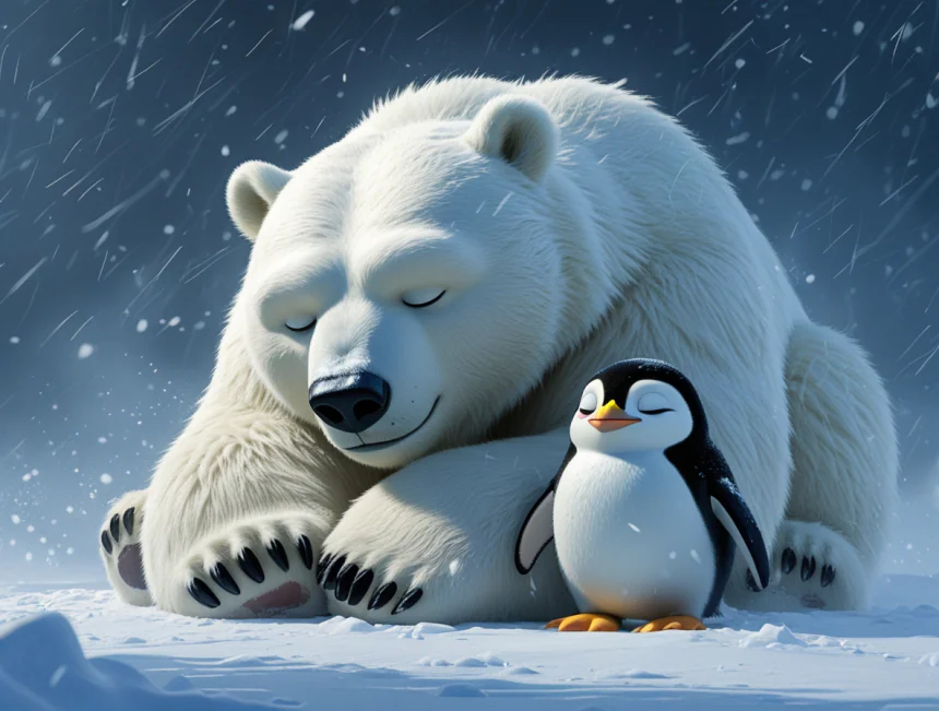 Kutup Ayısı ile Penguen Masalı - Masal Oku