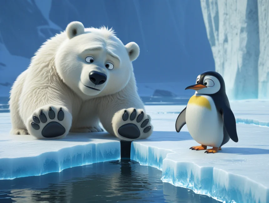 Kutup Ayısı ile Penguen Masalı - Masal Oku