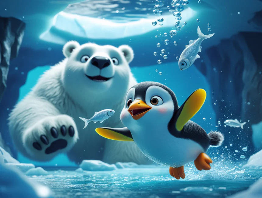 Kutup Ayısı ile Penguen Masalı - Masal Oku