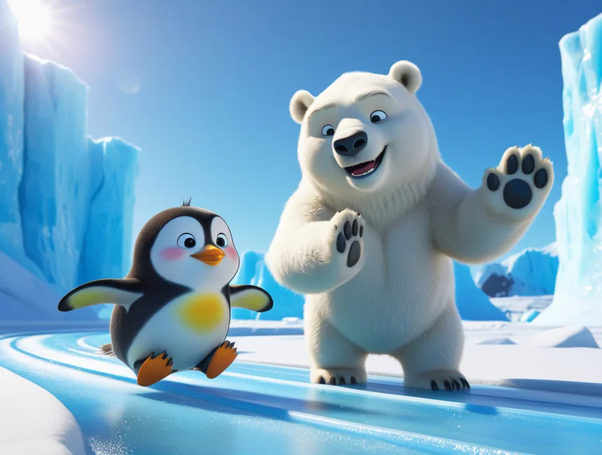 Kutup Ayısı ile Penguen Masalı
