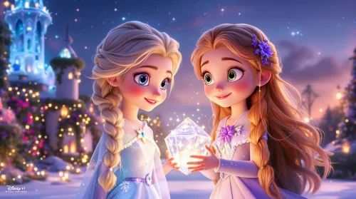 Elsa ile Rapunzel Masalı