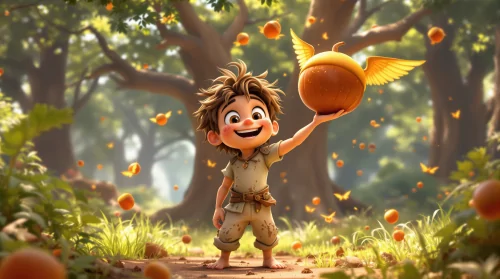 Uçan Kestane Masalı