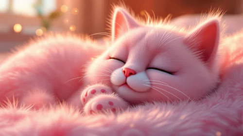 Pembe Kedi Masalı