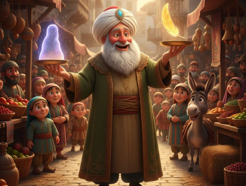 Nasreddin Hoca ve Tartılan Gölge - Masal Oku