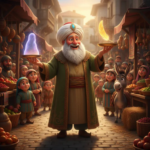 Nasreddin Hoca ve Tartılan Gölge - Masal Oku